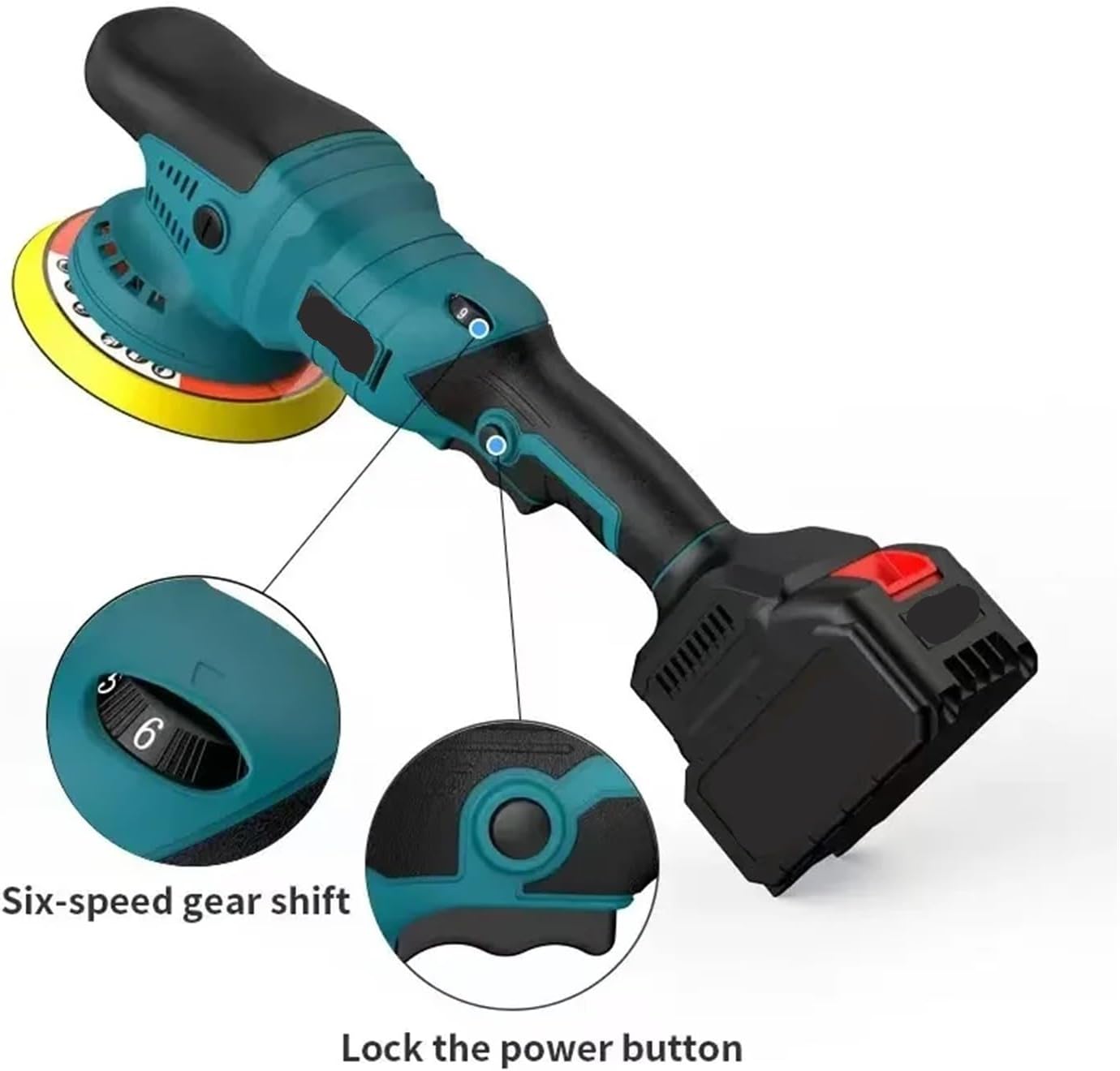 【M1979-64-40】ポリッシャー 六級変速 小型 700W強力モーター 新品】ポリッシャー 六級変速 小型 700W強力モーター M1979-64-40